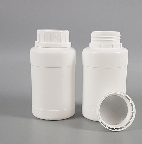 Botella de plástico para medicamentos