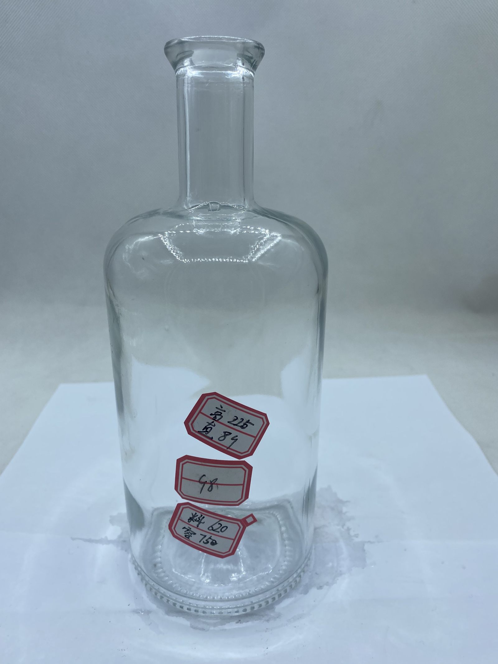 Botella recta para licor A40