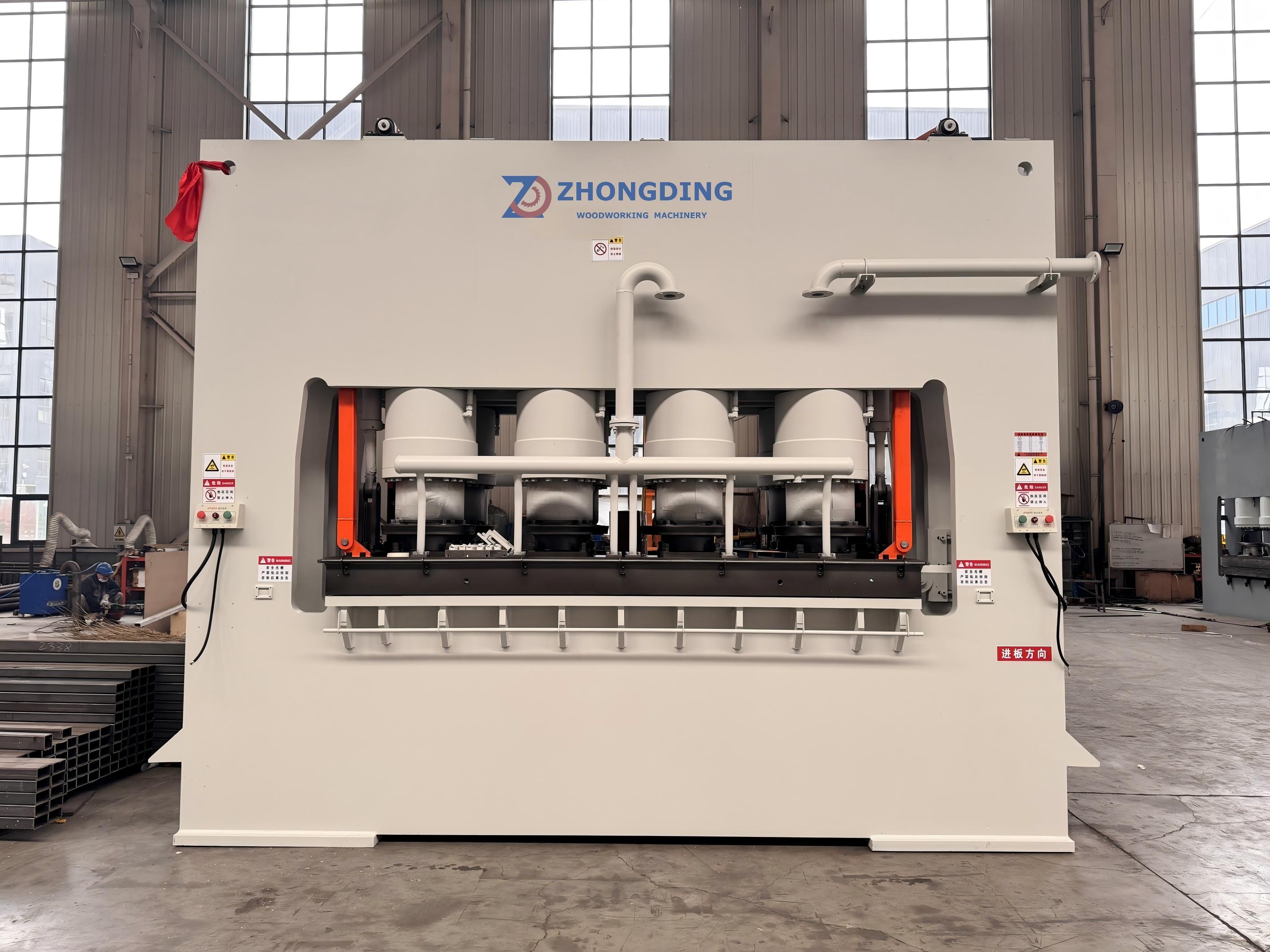 Short Cycle Melamine Paper Lamination Hot Press Machine for MDF, Particle Board & Plywood