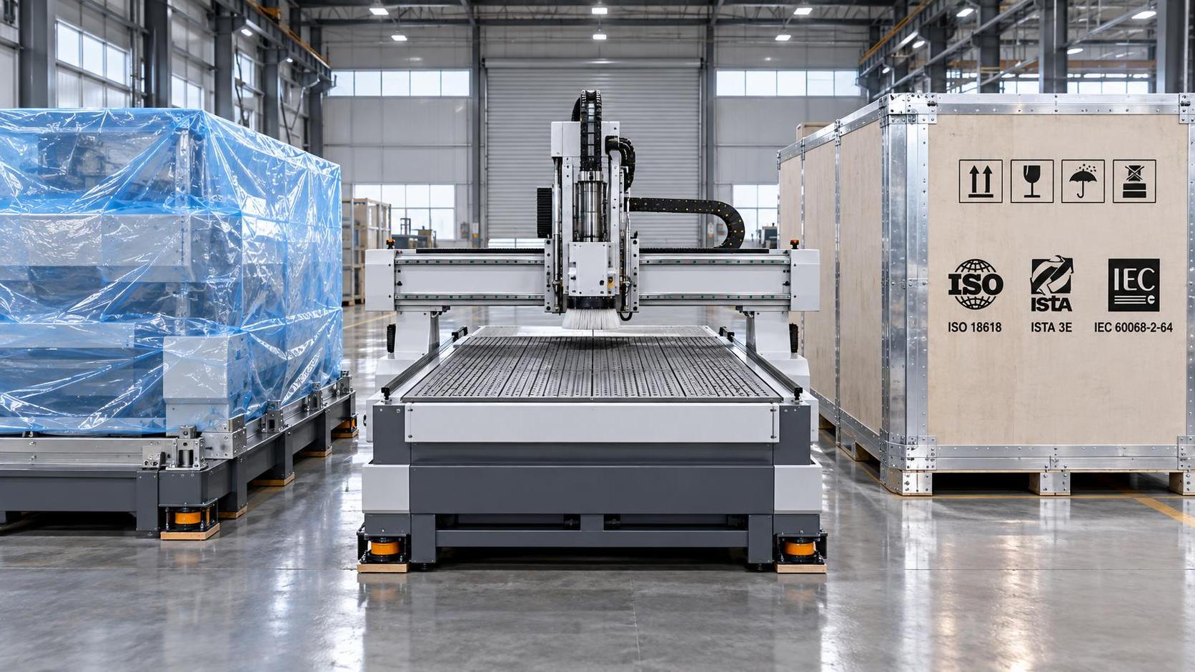 هل ينطوي شراء ماكينة تفريز CNC متداخلة 1325 دون معايير تغليف تصدير موثقة على مخاطر؟