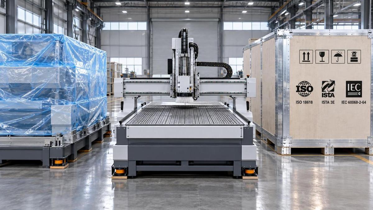 هل ينطوي شراء ماكينة تفريز CNC متداخلة 1325 دون معايير تغليف تصدير موثقة على مخاطر؟