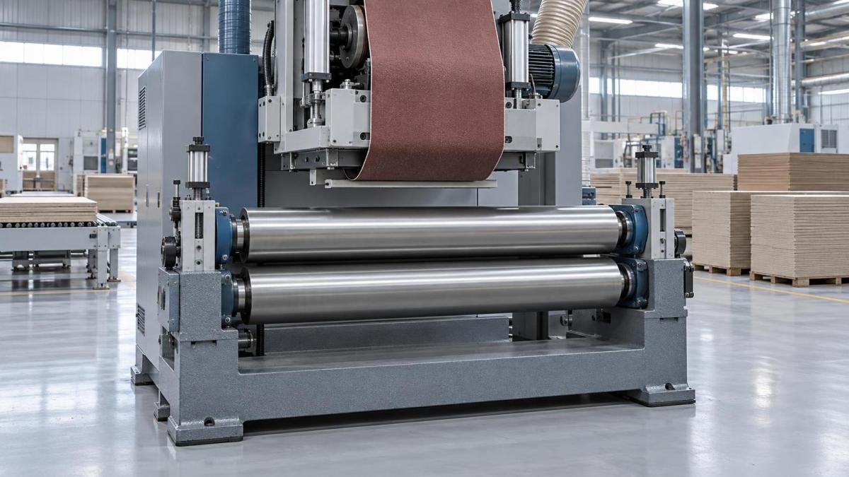 Ponceuse calibreuse 1300 mm expliquée : comment les systèmes à rouleaux à double référence atteignent une planéité de ±0,03 mm sur les chants en MDF