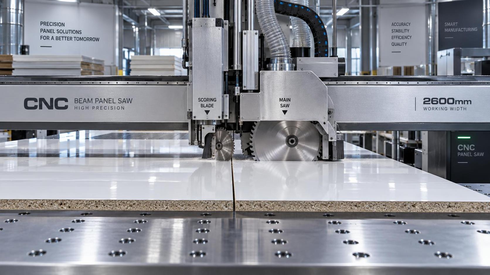 Why Line Scoring Integration Matters When Selecting a Beam Saw for Melamine Board Processing