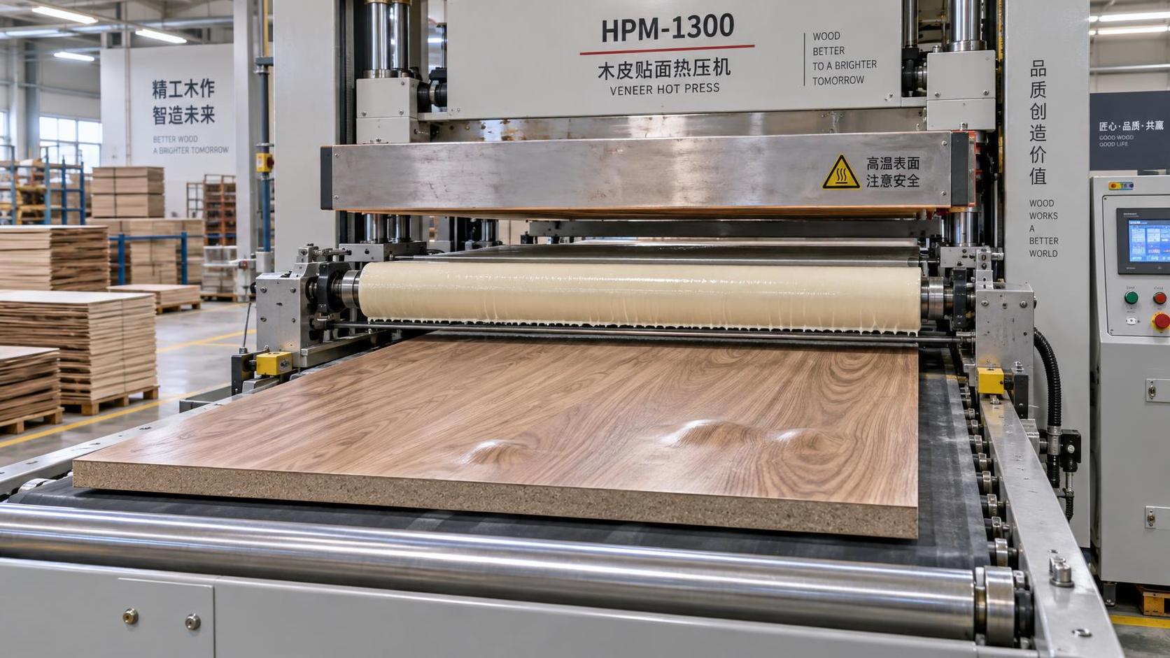 What causes bubbles during wood veneer lamination