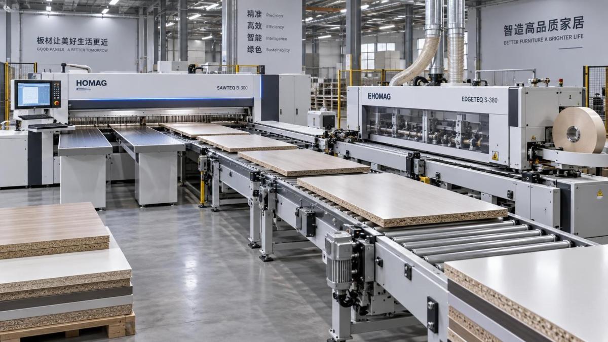 Selección de maquinaria para el procesamiento de tableros de partículas para paneles de muebles de alto volumen Selección de maquinaria para el procesamiento de tableros de partículas para paneles de muebles de alto volumen