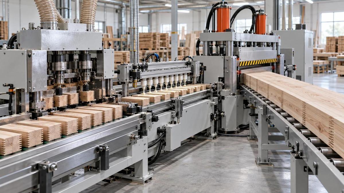Selección de equipos de unión dentada para madera maciza para piezas en bruto largas y estables Selección de equipos de unión dentada para madera maciza para piezas en bruto largas y estables