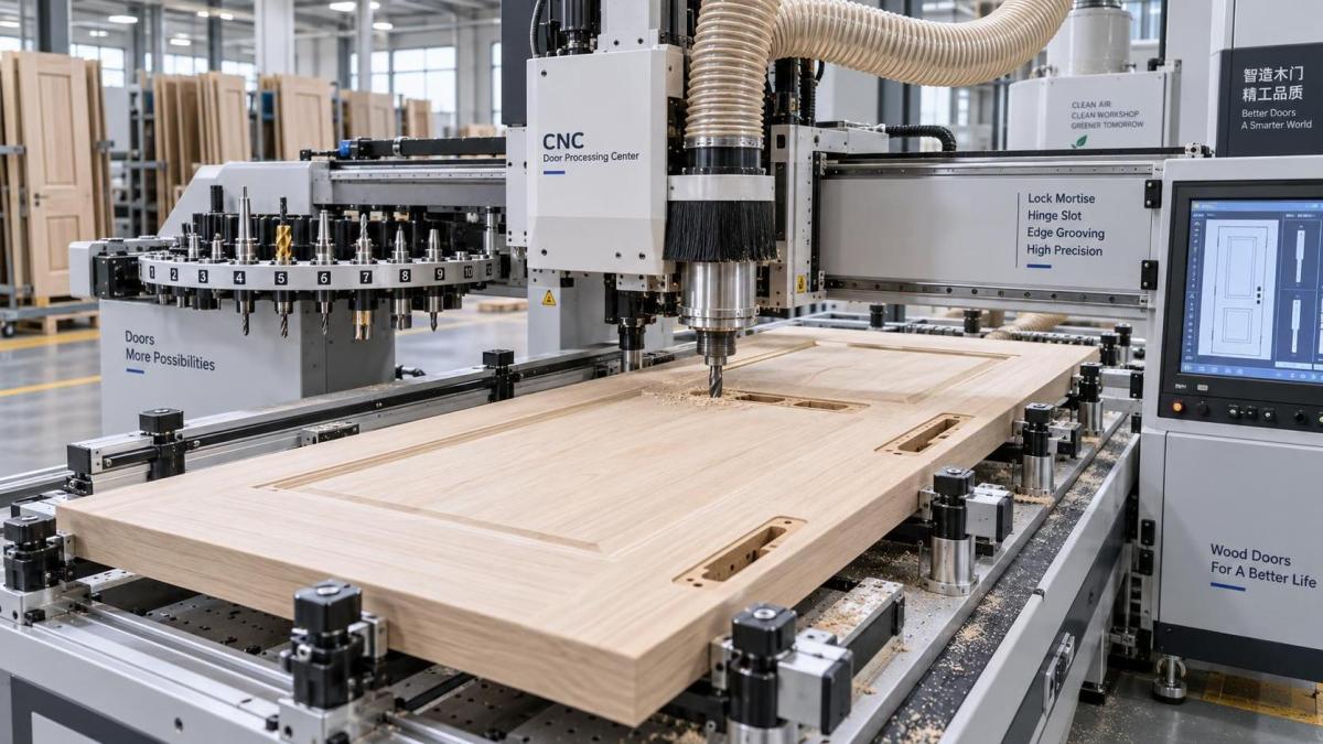 Máquinas CNC para el procesamiento de puertas para talleres de puertas a medida: ¿qué funciones son importantes? Máquinas CNC para el procesamiento de puertas para talleres de puertas a medida: ¿qué funciones son importantes?