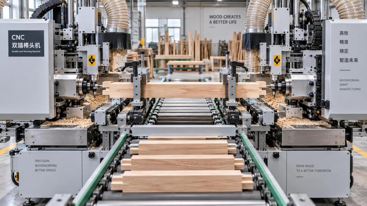 Comment les tenonneuses à double extrémité CNC améliorent le débit des pièces de cadre Comment les tenonneuses à double extrémité CNC améliorent le débit des pièces de cadre