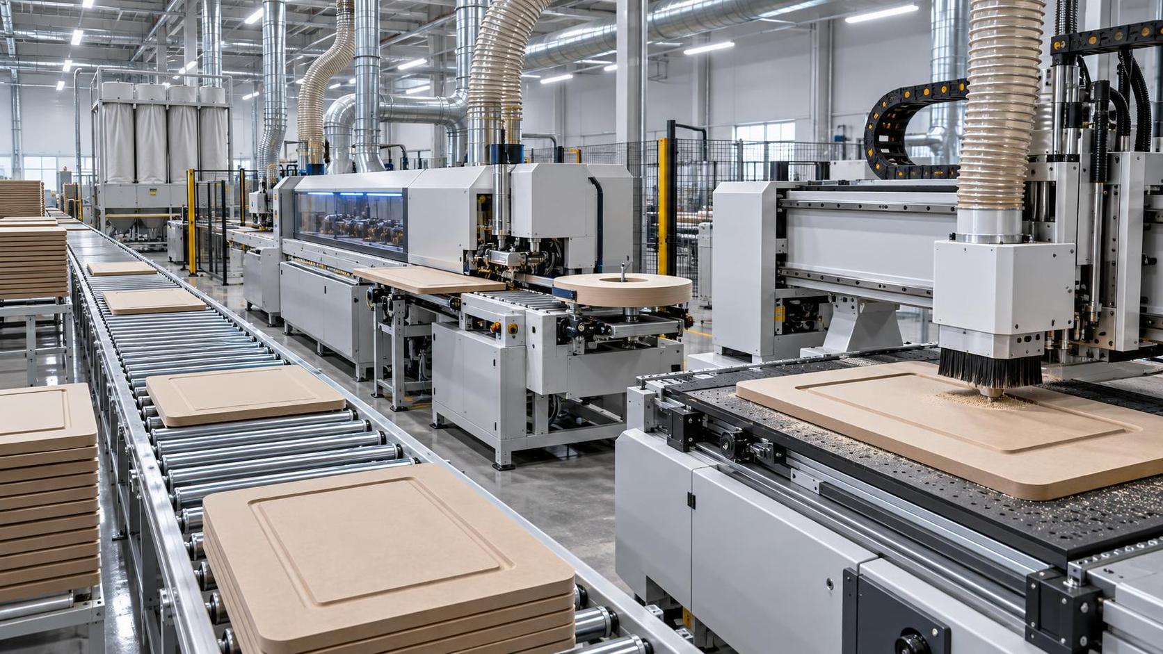 What machinery is needed for consistent door panel production?