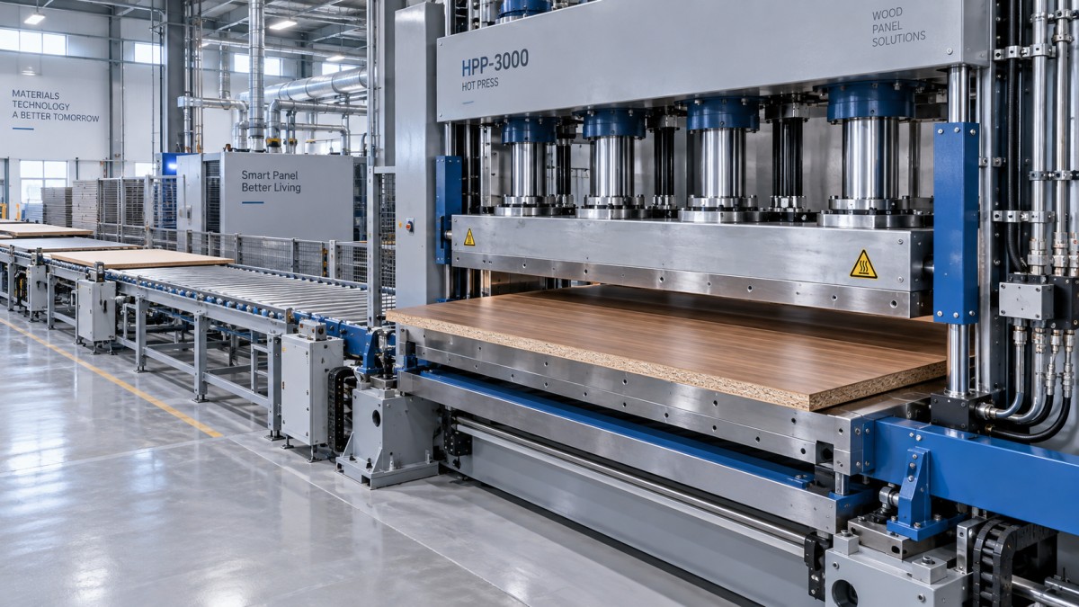Cuándo una prensa en caliente para la industria de tableros para muebles necesita mayor presión