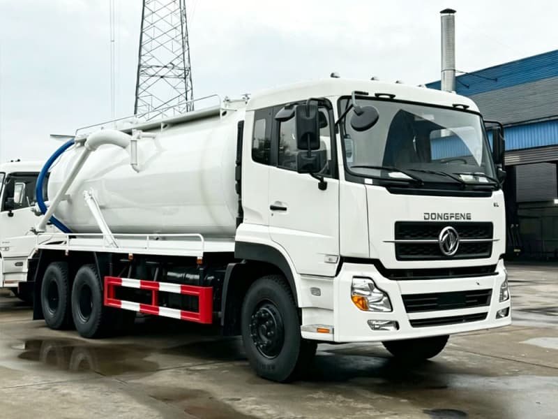 Caminhão de sucção de esgoto a vácuo DONGFENG 6x4 15 CBM