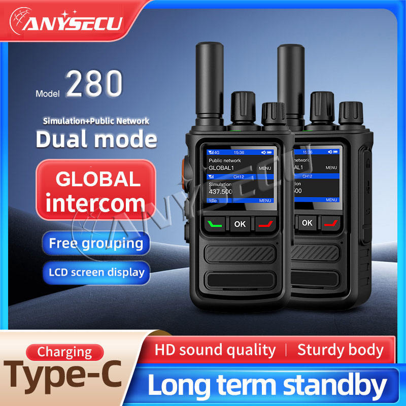 POC+Analog Radio 280 RTOS Low Cost Dual Mode Bidirectional Radio Network UHFVHF