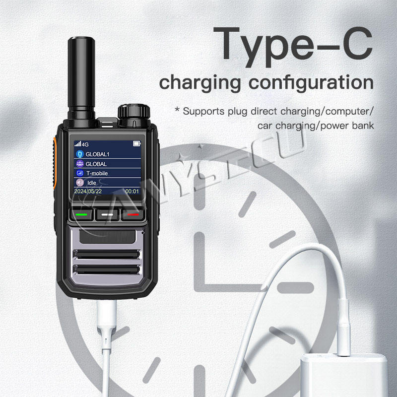 4G Network Walkie-Talkie 220 Global Talk with Type C RTOS System, Dual SIM, Wifi Two-Way Walkie-Talkie