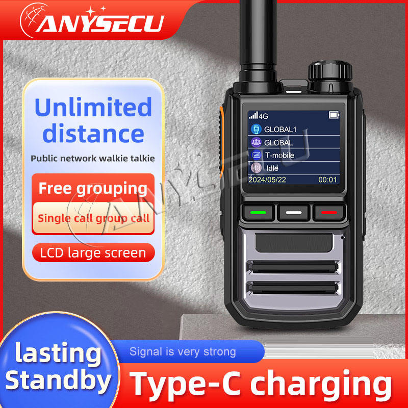 4G Network Walkie-Talkie 220 Global Talk with Type C RTOS System, Dual SIM, Wifi Two-Way Walkie-Talkie
