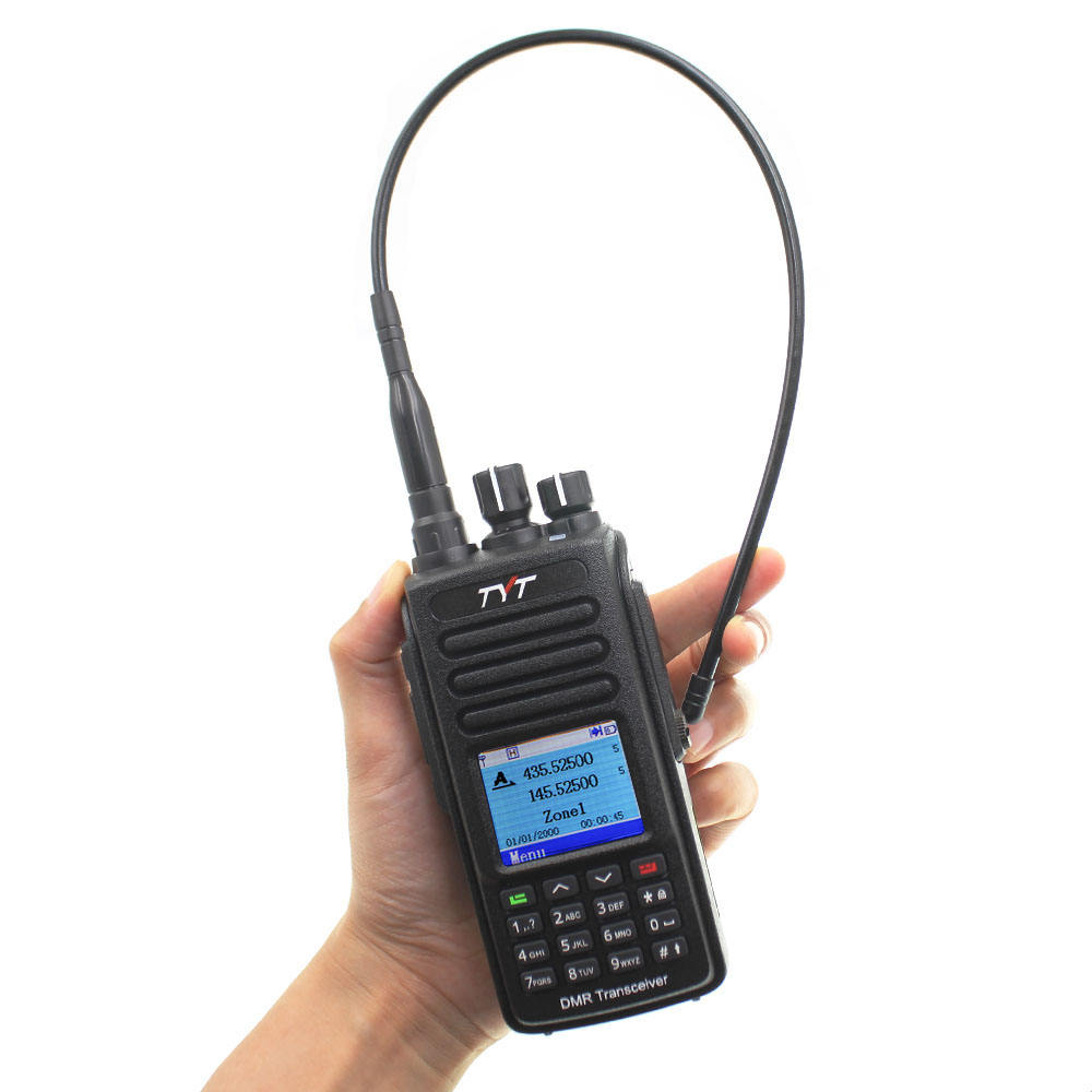 TYT Low Cost DMR Digital Radio MD-UV390 IP67 Waterproof Walkie Talkie Dual Frequency DMR Transceiver with GPS Function