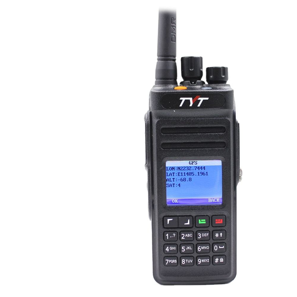 Tyt Dmr digital radio Md-398 10w UHF 400-480MHz with GPS Ip67 function analog 15 hour digital 25 hour walkie talkie