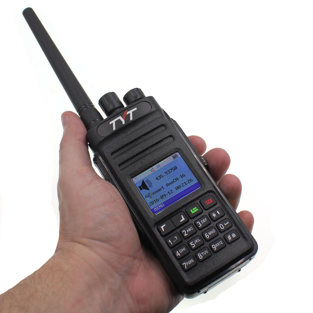 Ip67 waterproof Md-398 digital 1000 Ch convenient 10w Uhf400-470MHz transceiver Dmr output power (vhf) (uhf) walkie talkie
