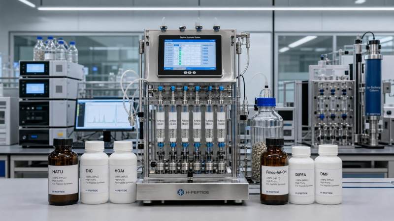 How Do Peptide Factories Effectively Resolve Steric Hindrance and Impurity Challenges in Long-Chain Peptide Synthesis?