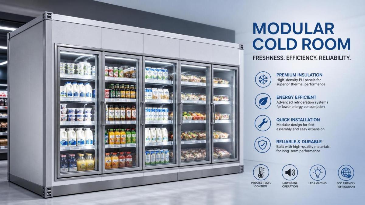 How Demand for Display Cold Room Projects Is Changing in Food Retail Comment évolue la demande de projets de chambres froides vitrées dans le commerce alimentaire