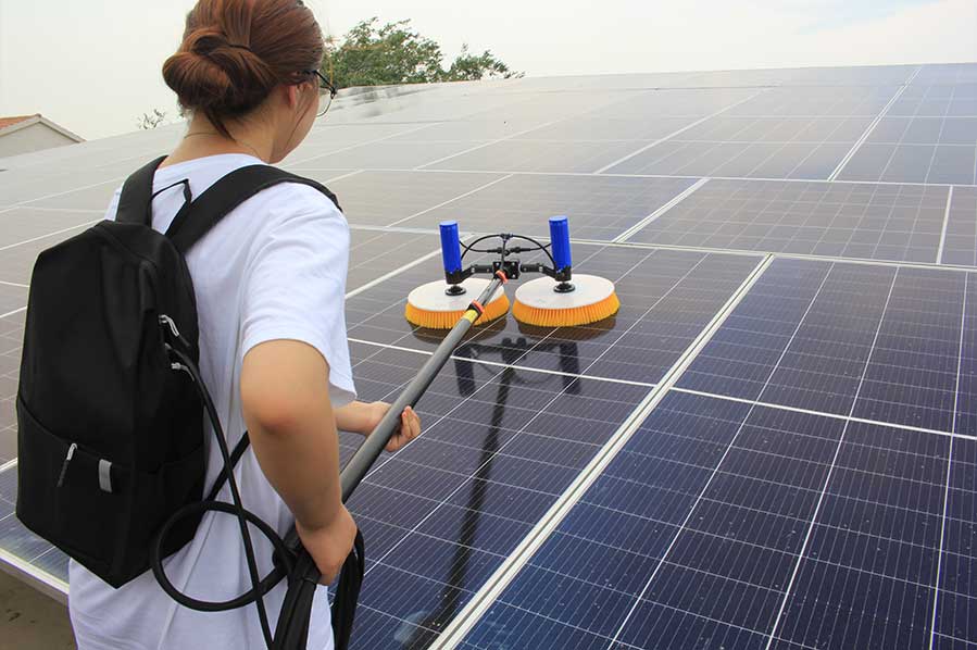 The global photovoltaic industry has broad development prospects，and intelligent photovoltaic cleaning equipment is seeing significant market opportunities