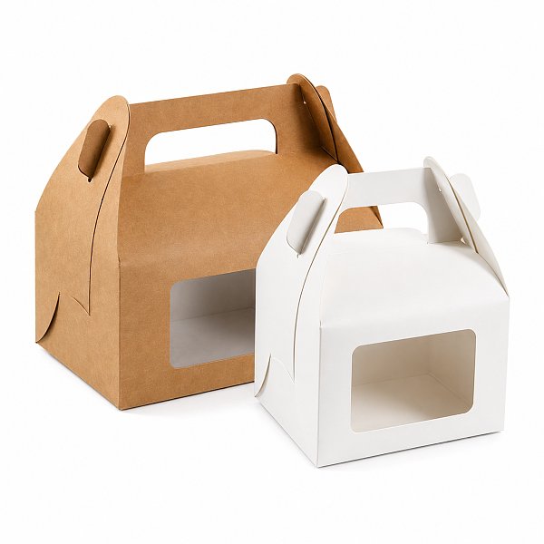 Handheld Windowed Dessert Boxes