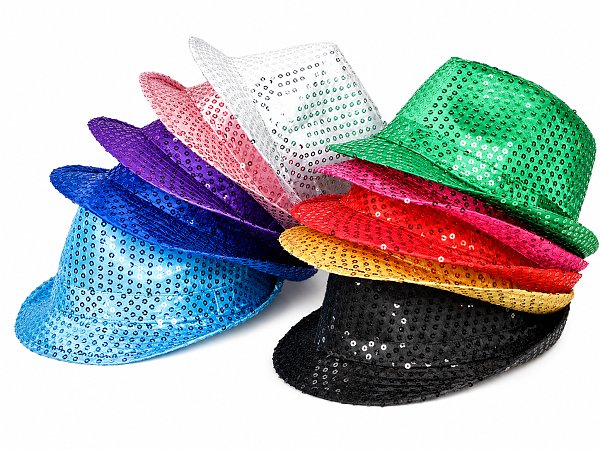 Sequin Fedora Party Hat