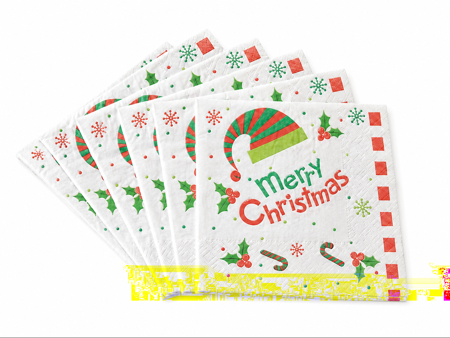 Elf Hat Christmas Paper Napkins