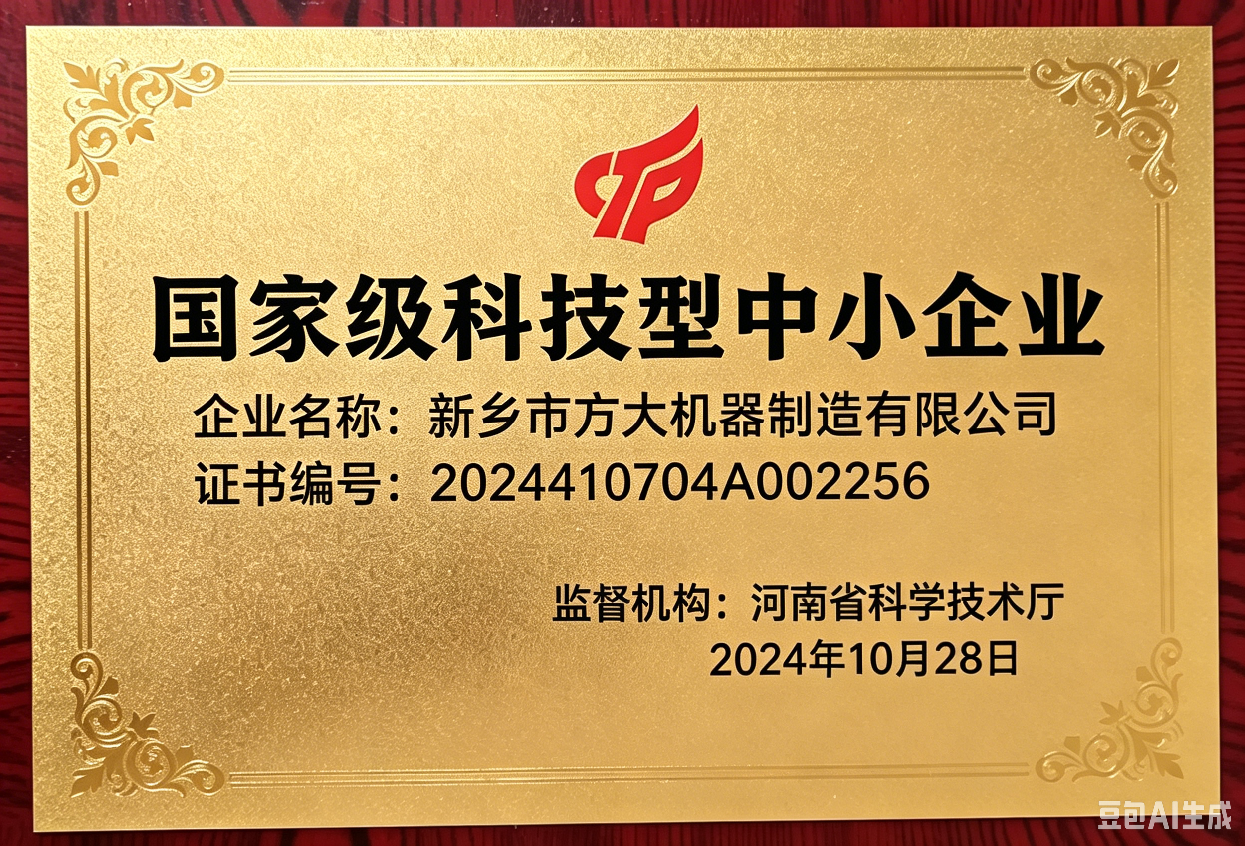 国家级科技型中小企业