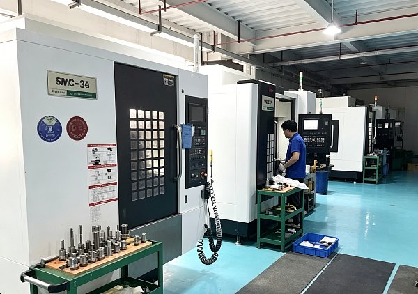 Machining by CNC vertical machining center Machining by CNC vertical machining center