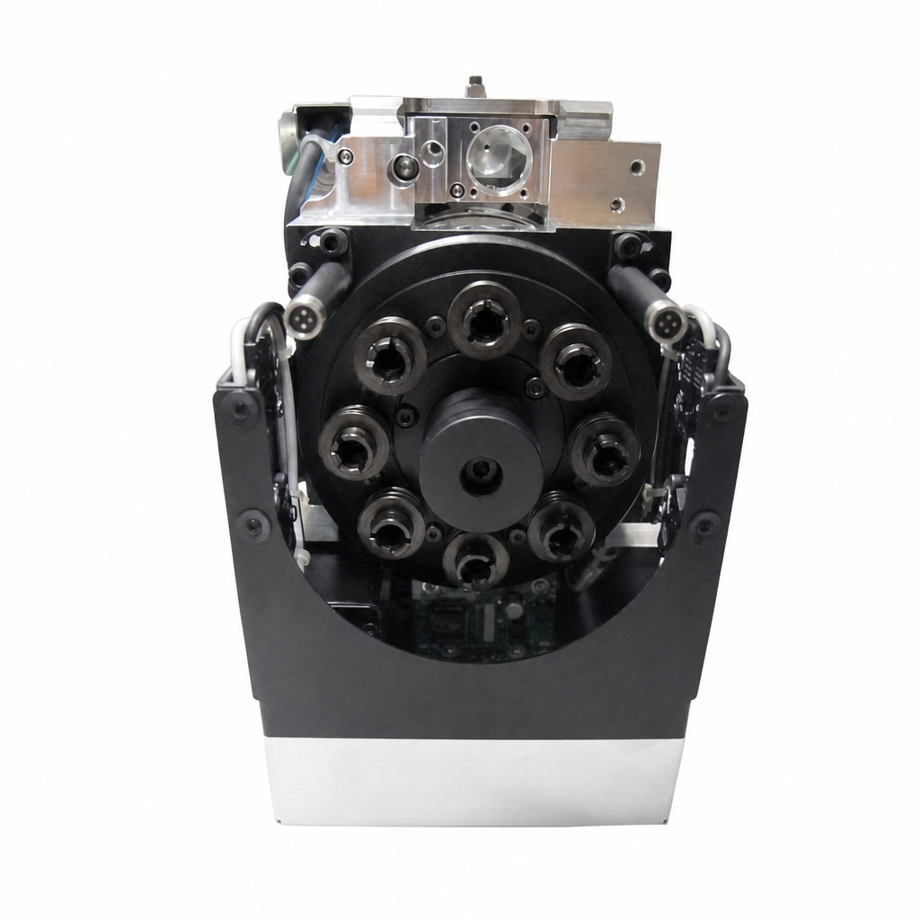 FUJI NXT H08M Placing Head, 8-Nozzle Working Head, NXT I/II/III & AIMEX, Tested Calibrated Used SMT Parts, Dedicated Flight Case