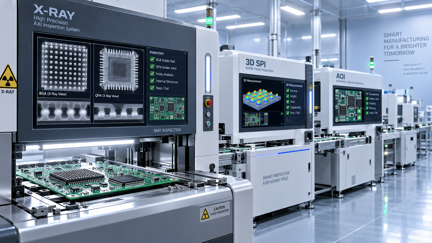 Choosing AOI, SPI, or X-ray inspection for hidden solder defects