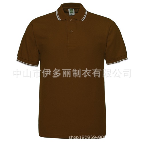 Omo Xia Men's Clothing Polo Shirt Short Sleeve Collared Men's Satin Cotton Adhesive Shirt Embroidered Logo