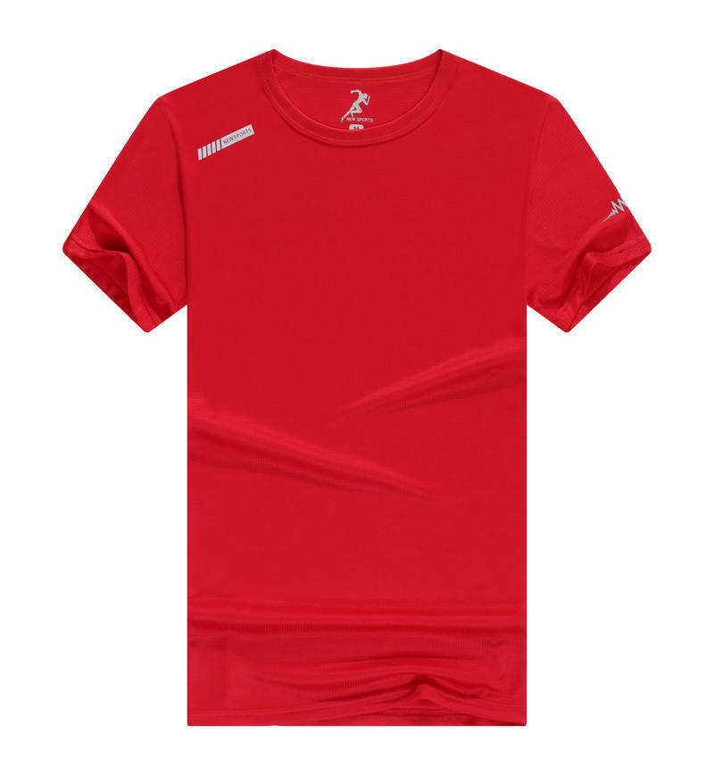 Men's short-sleeved summer outdoor sport t-shirt, quick-drying, fast-drying, lightweight, breathable, for running, round neck