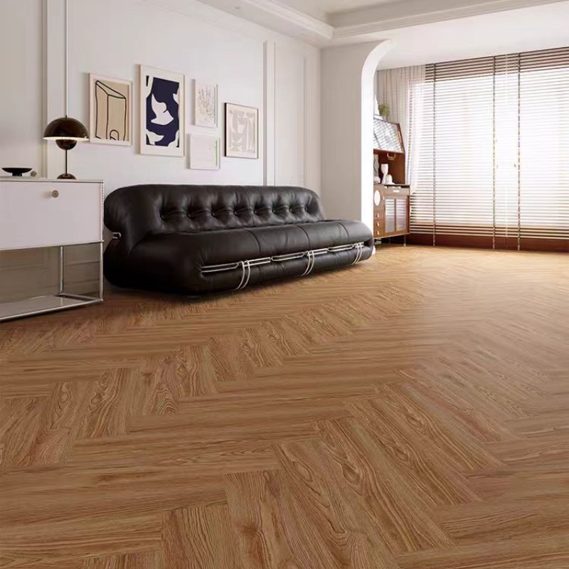 Herringbone SPC Flooring Rigid Core Vinyl Plank