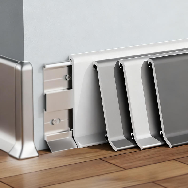 Aluminium skirting board