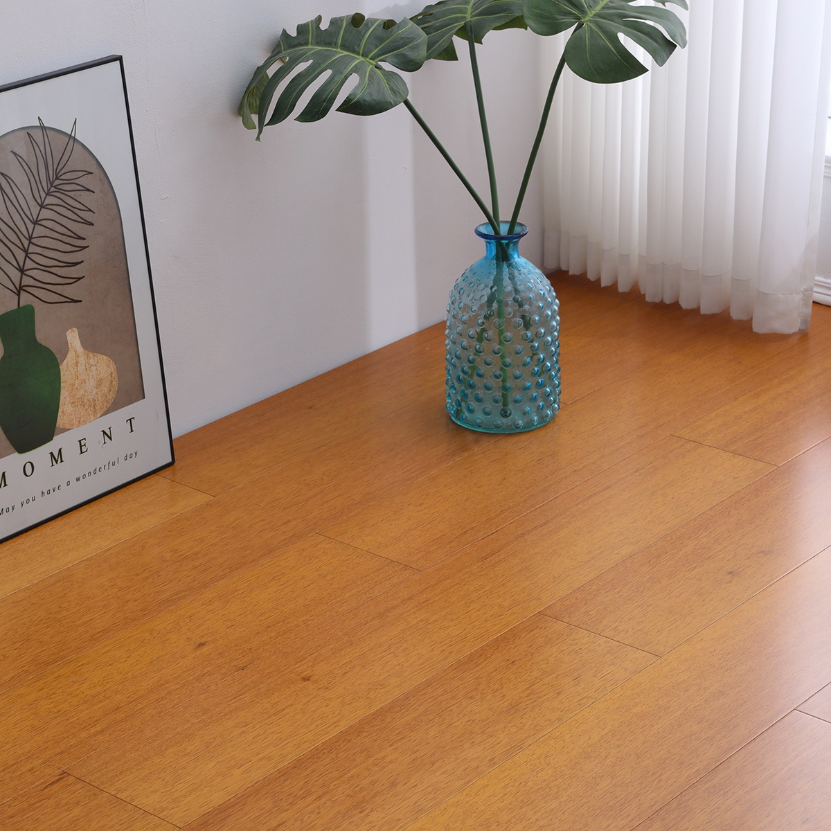 Engineered wood flooring with real wood veneer-3