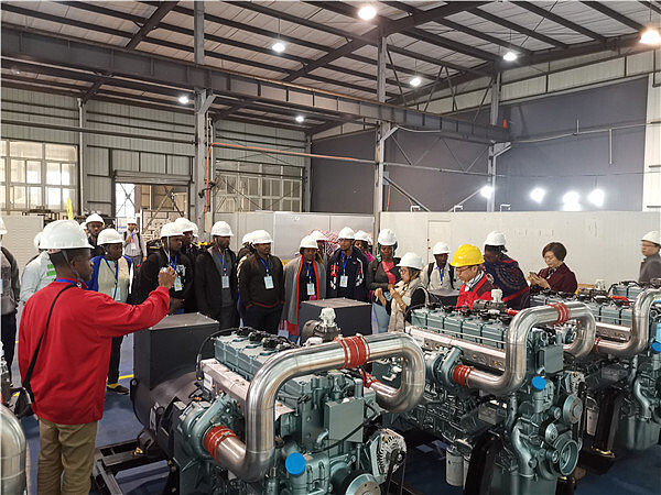 Expert en biogaz de Sao Tomé-et-Principe en visite chez AMICO