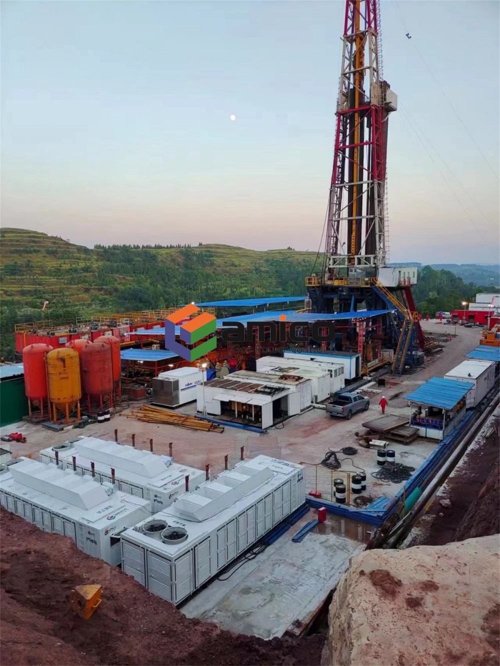 2 production d'électricité au gaz dans les projets de forage de puits pétroliers et gaziers « gaz à la place du pétrole »