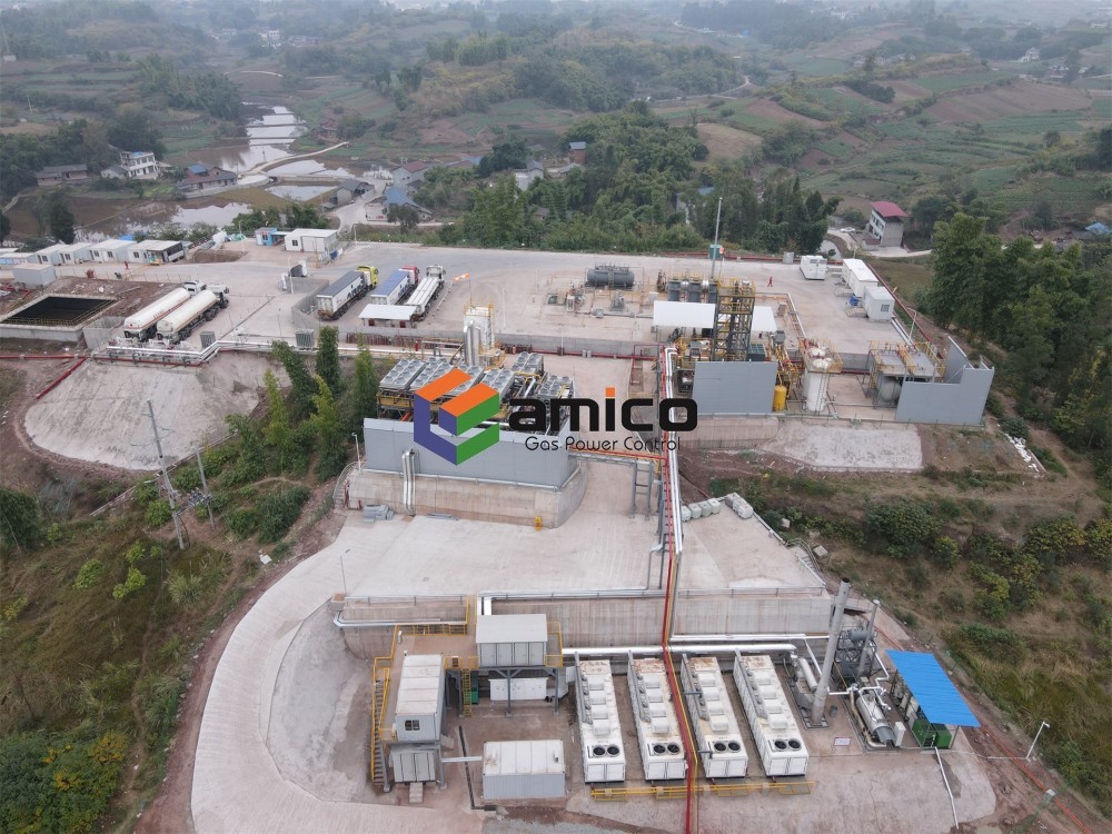 Production d'électricité au gaz pour la récupération du gaz des champs pétroliers et gaziers projets 