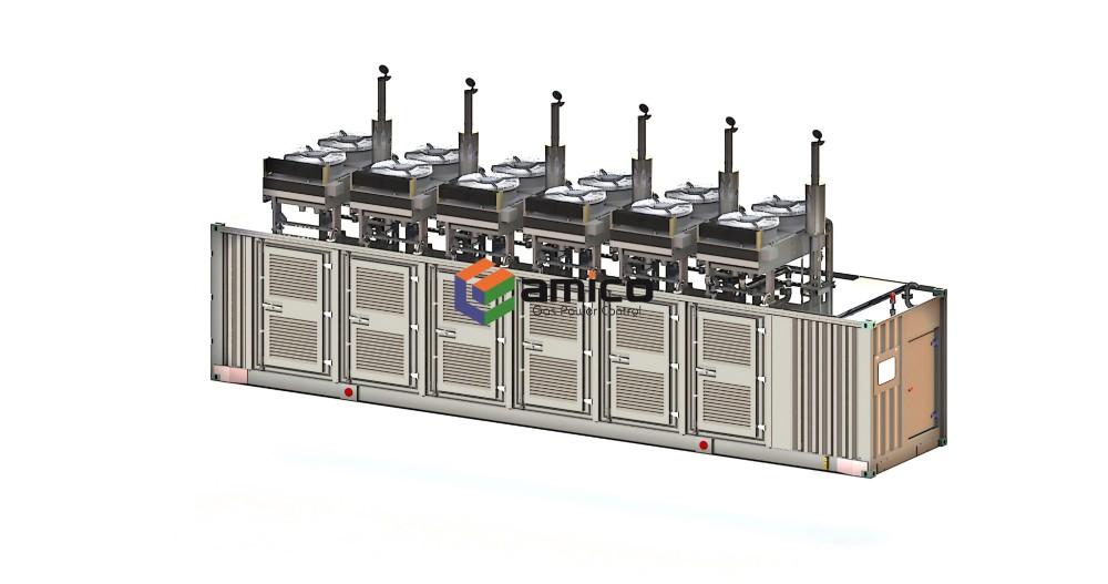 Groupe électrogène au gaz naturel de 1800 kW