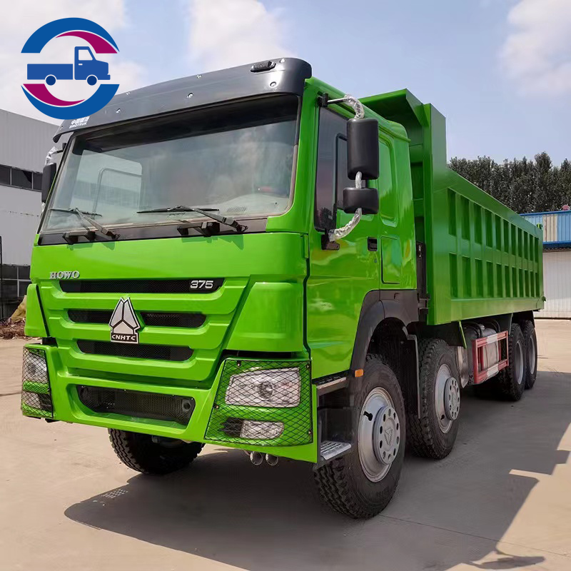 Sinotruk Howo 375HP 8x4 12 wheels Dump Truck Loading 50 Tons
