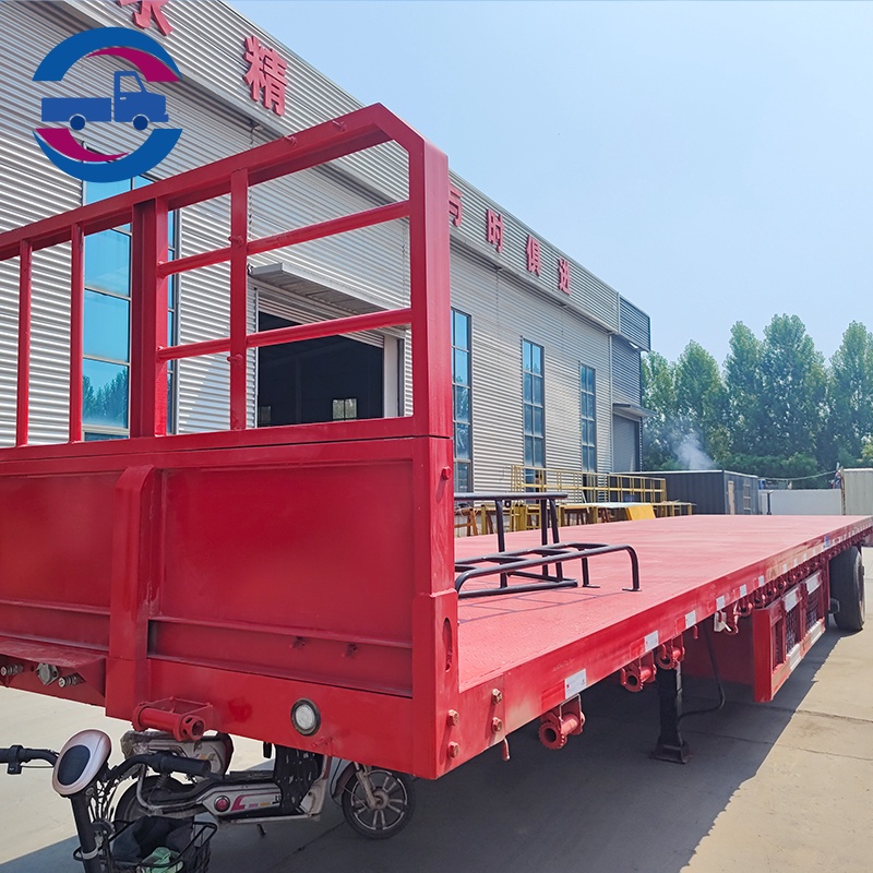 70 Ton 4 Axle Flatbed Trailer