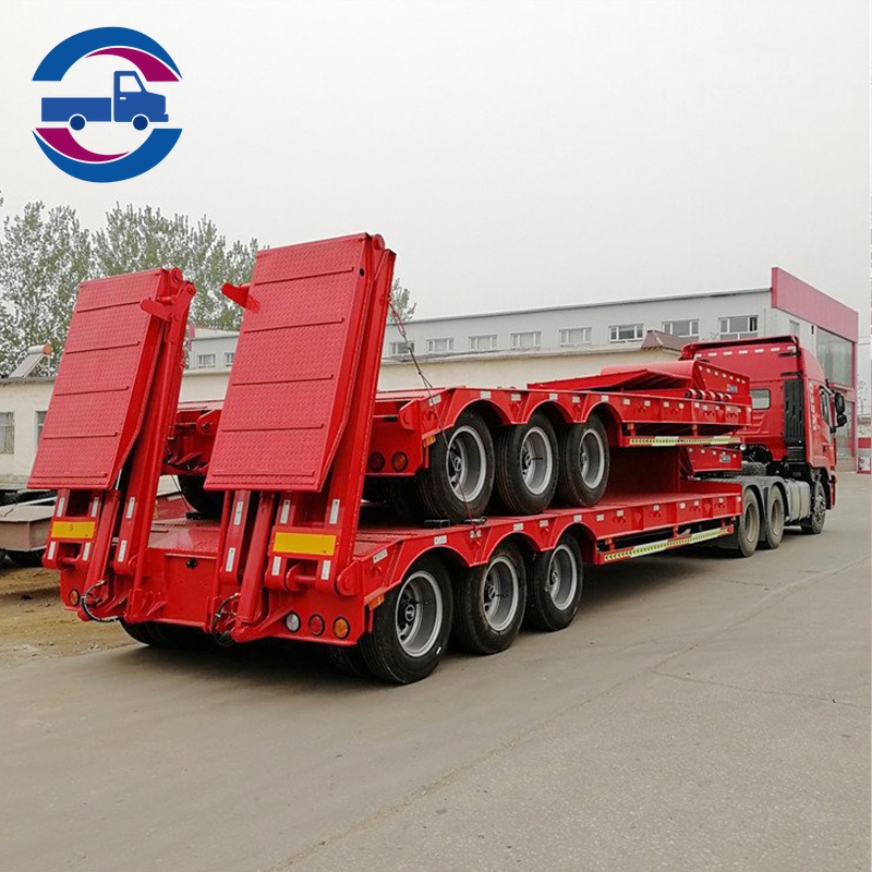 4 Axles Low Bed Trailers