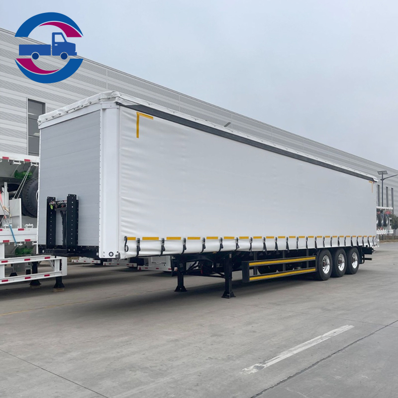 3 Axle Side Curtain Semi Trailer