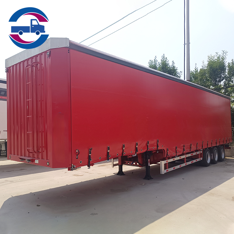 3 Axle Side Curtain Semi Trailer