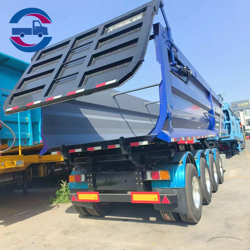 4 Axle U Shape Tipper Trailer