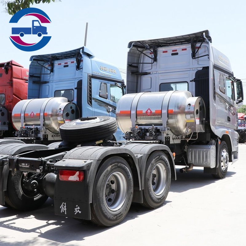 Faw J7 Heavy Truck 600HP 6x4 LNG Automatic Gear Tractor