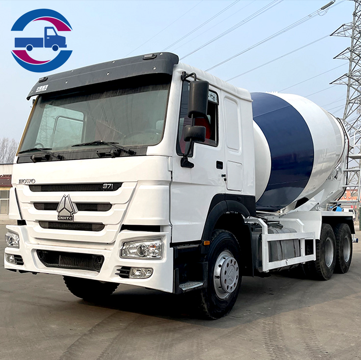 Export Sinotruk Howo 371 6x4 Concrete Mixer Truck