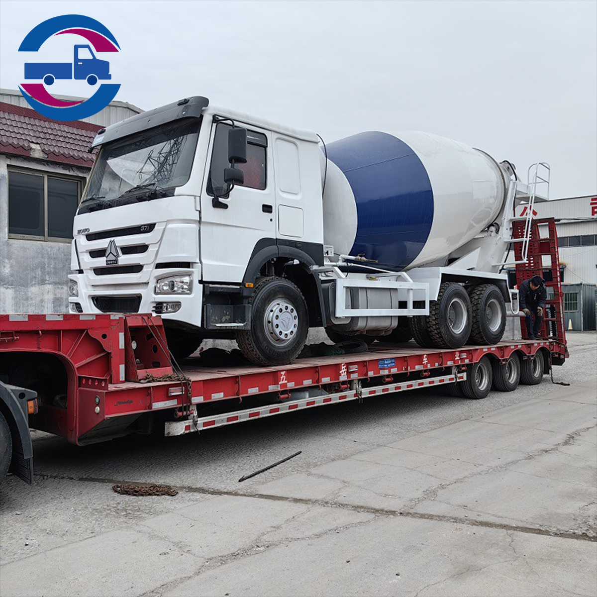 Export Sinotruk Howo 371 6x4 Concrete Mixer Truck