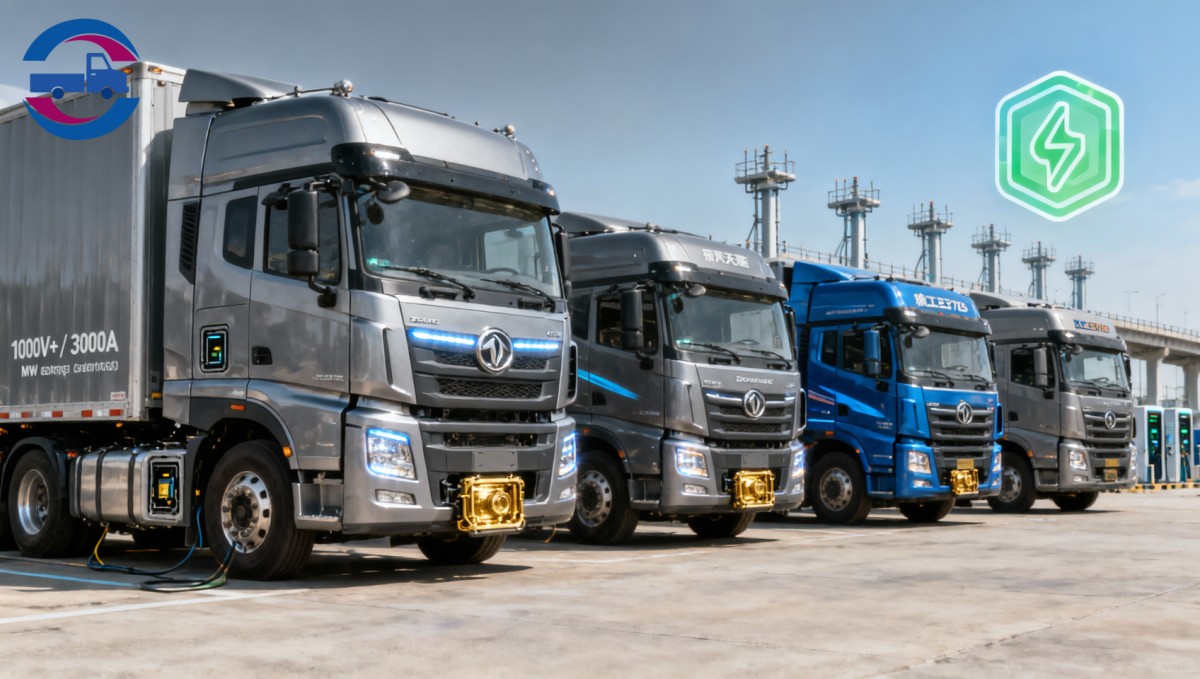 MW-Level Ultra-Fast Charging Heavy-Duty EV Trucks Enter Mass Delivery
